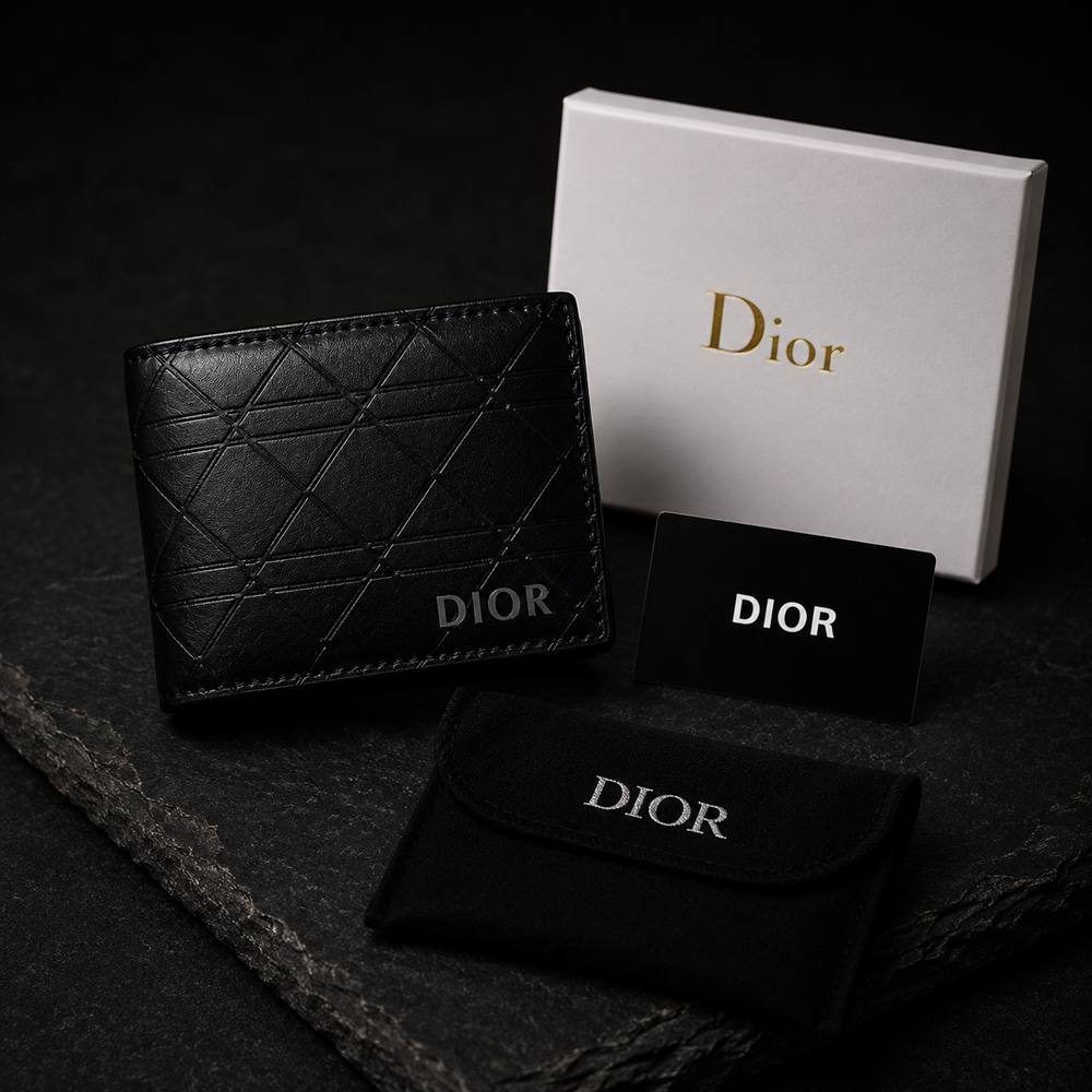 Premium Black Bifold Wallet for Men ⭐