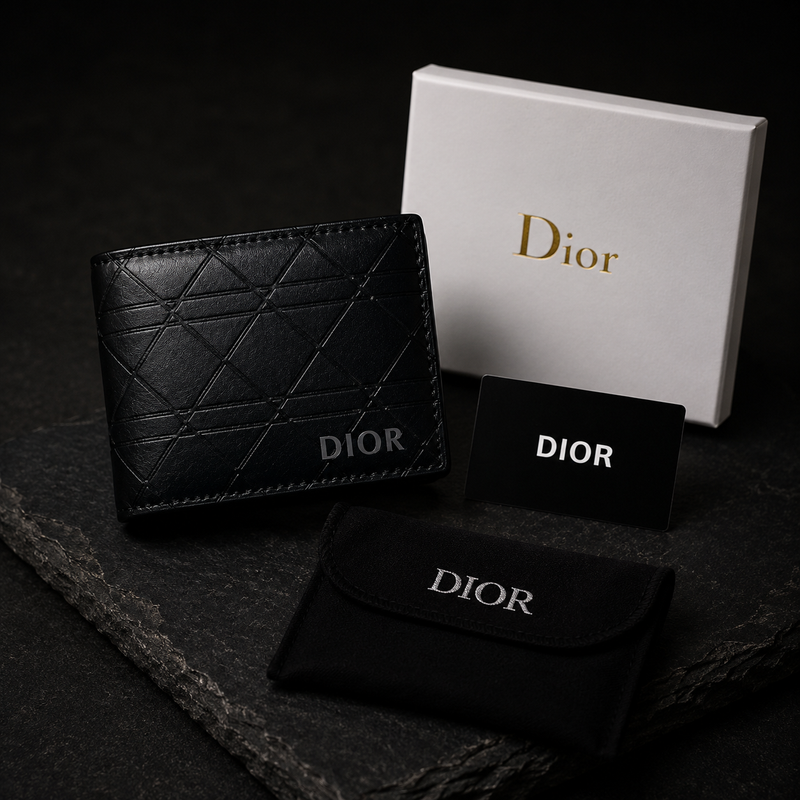 Premium Black Bifold Wallet for Men ⭐