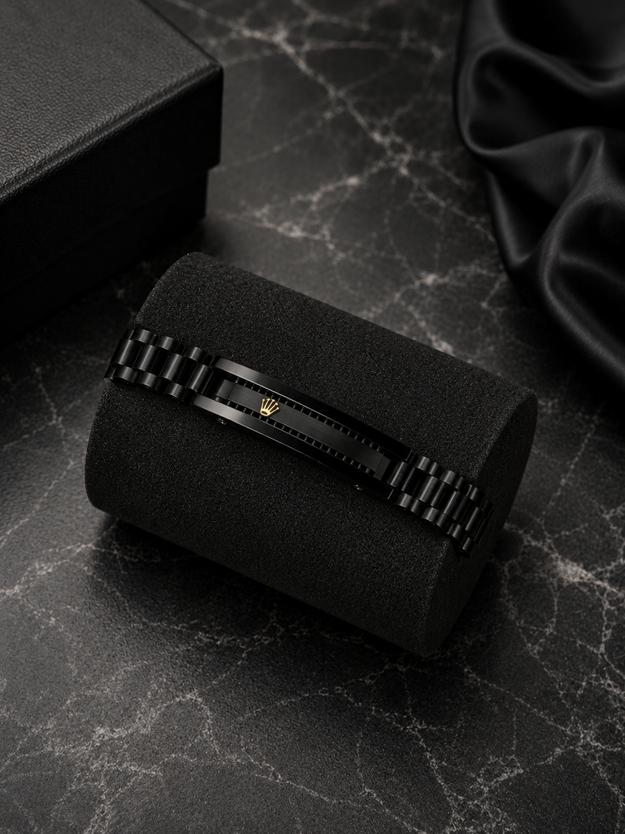PREMIUM BLACK STAINLESS STEEL BRACELET
