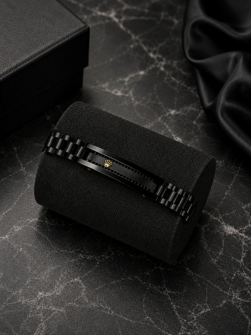 PREMIUM BLACK STAINLESS STEEL BRACELET