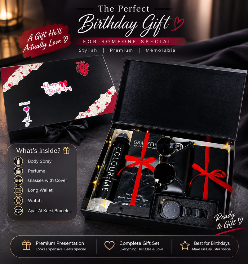 Luxury Birthday Gift Box – Premium Designer Gift Hamper for Him